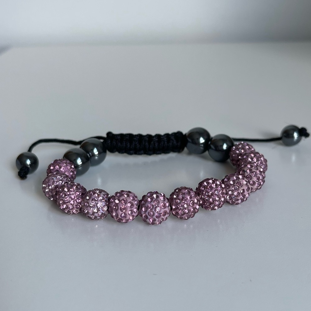 💕3/20$ NWOT Colourful Rhinestone Pavé Beaded Bracelet
